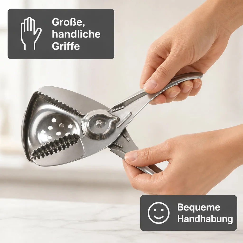 Zitronen- und Limonettenzange mit Sieb aus Edelstahl - Sharp