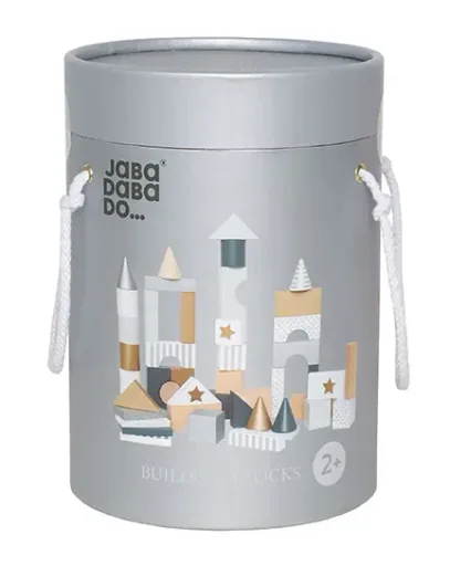 Jabadabado Kinderspielzeug, Bauklötze, Bausteine Spielzeug - Set Teddy, Farbe: silber