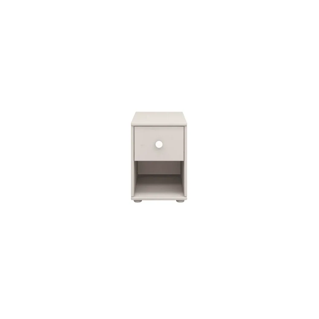 Flexa Kommode - Classic, mit 1 Schublade, 36x51,8 cm, Farbe: Grau gekalkt / Grau gekalkt / Weiß