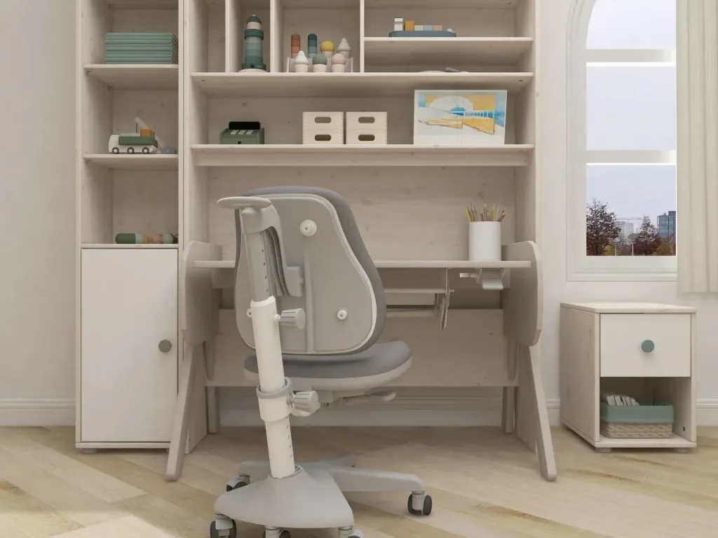Flexa Kommode - Classic, mit 1 Schublade, 36x51,8 cm, Farbe: Weiß gekalkt / Weiß / Naturgrün