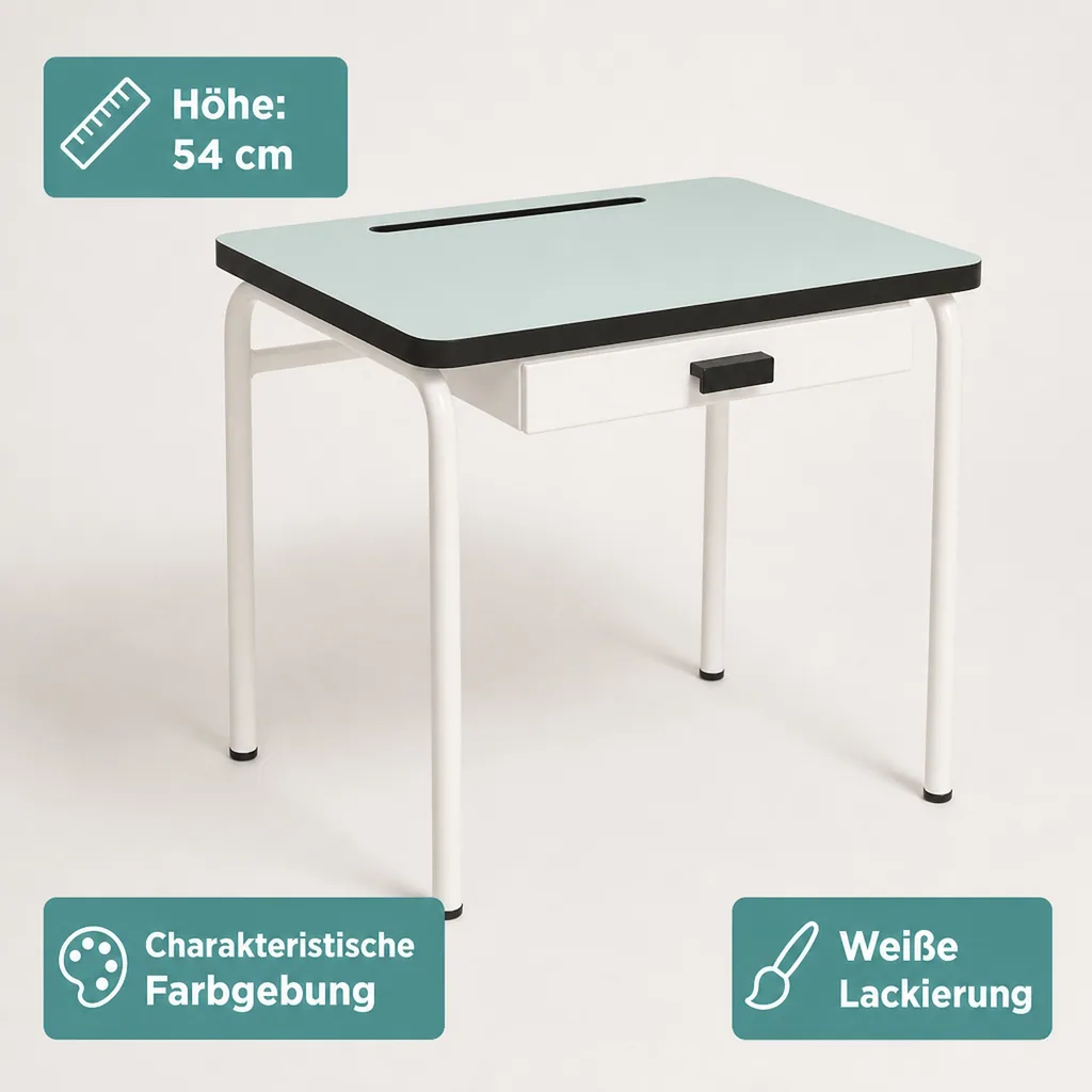 Gambettes Kindertisch/Schreibtisch Regine mint
