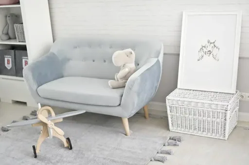 Caramella Kindersofa Scandi rosa