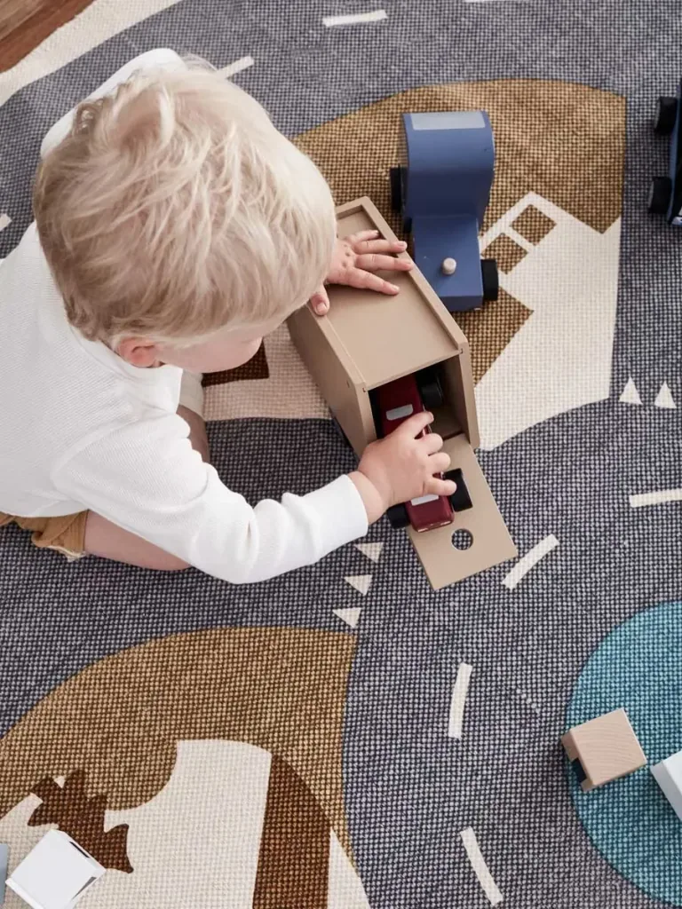Kids Concept Spielteppich Stadt Baumwolle