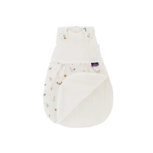 Träumeland Liebmich Baby Schlafsack, Schlummersack, Innenschlafsack - Kikeriki, Grösse: 62/68