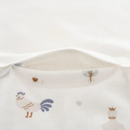 Träumeland Liebmich Baby Schlafsack, Schlummersack, Innenschlafsack - Kikeriki, Grösse: 62/68