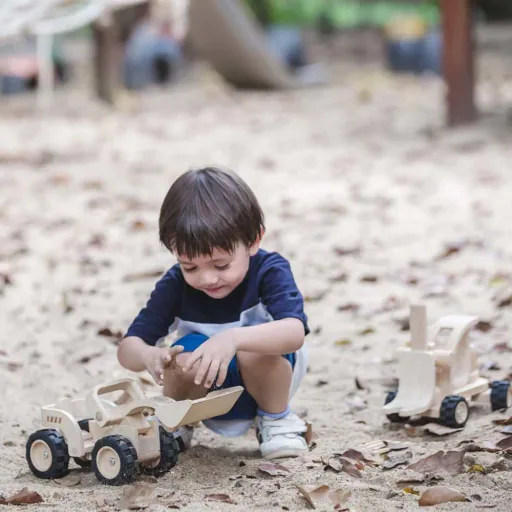Bagger Kinder Holz von Plan Toys Bagger