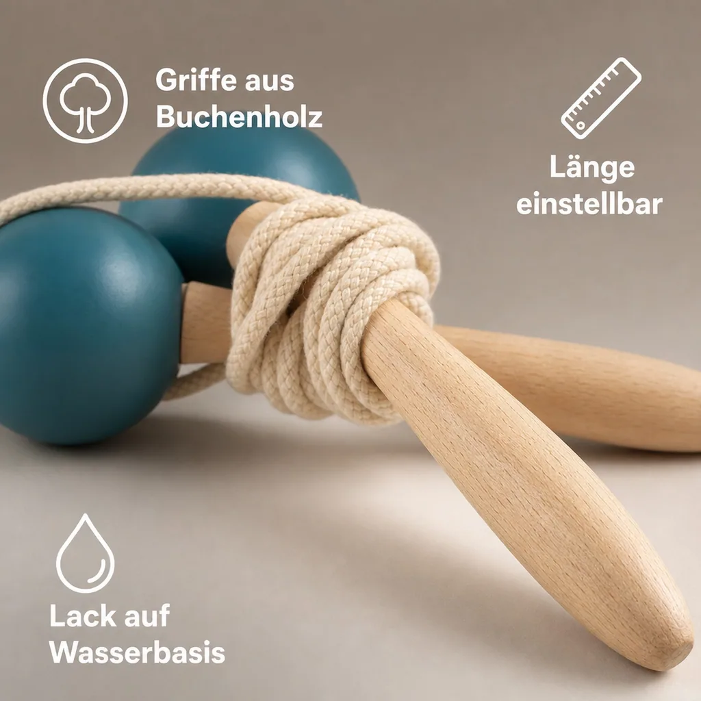 Nobodinoz Springseil Holz blau