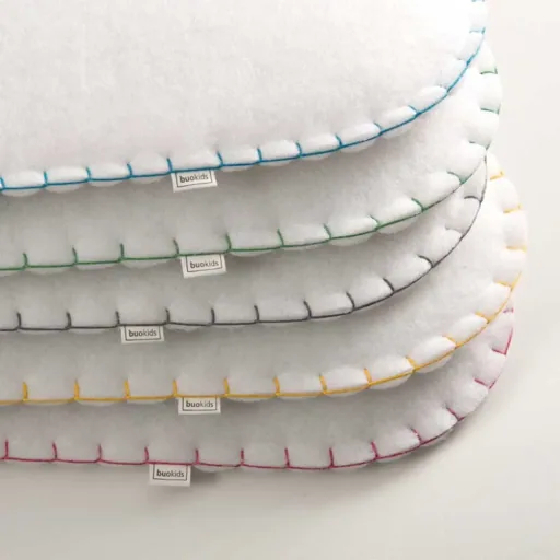 Buokids Softlampe Nachtlicht/Wandlampe Wolke, Ausführung: Schnur & Stecker; Farbe der Naht: blau