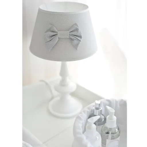 Caramella Tischlampe Schleife grau