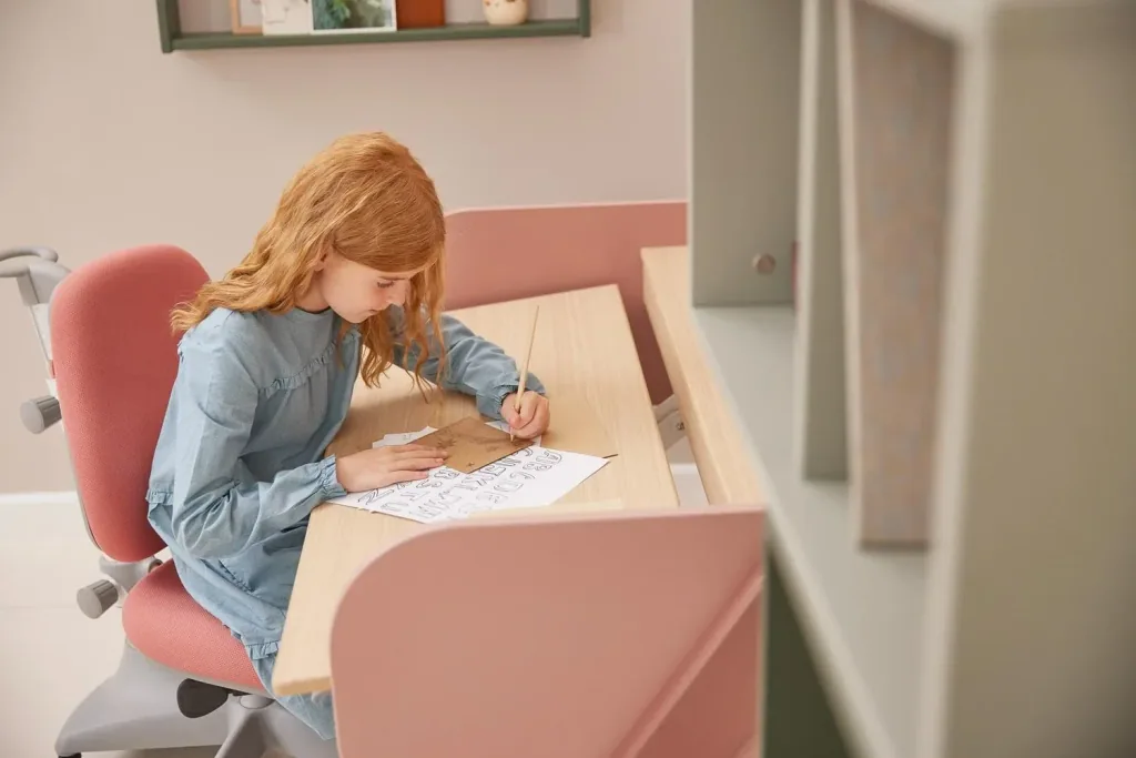 Flexa Schreibtischstuhl - Verto, Study, Farbe: Nebelrosa