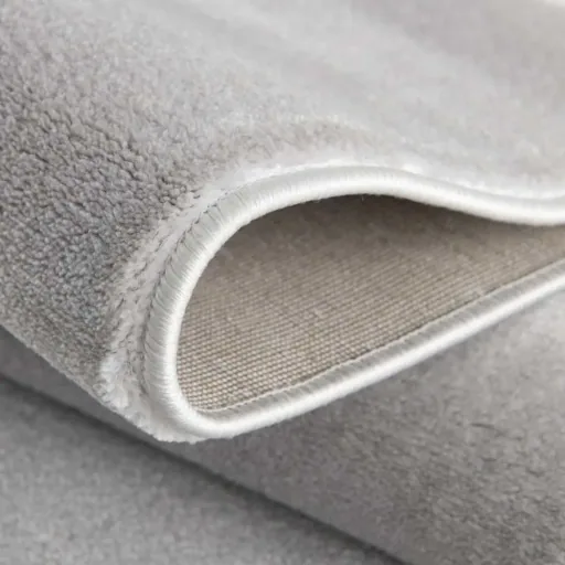Livone Kinderteppich Stern blau auf grau, Teppichgrösse: 160 x 230 cm