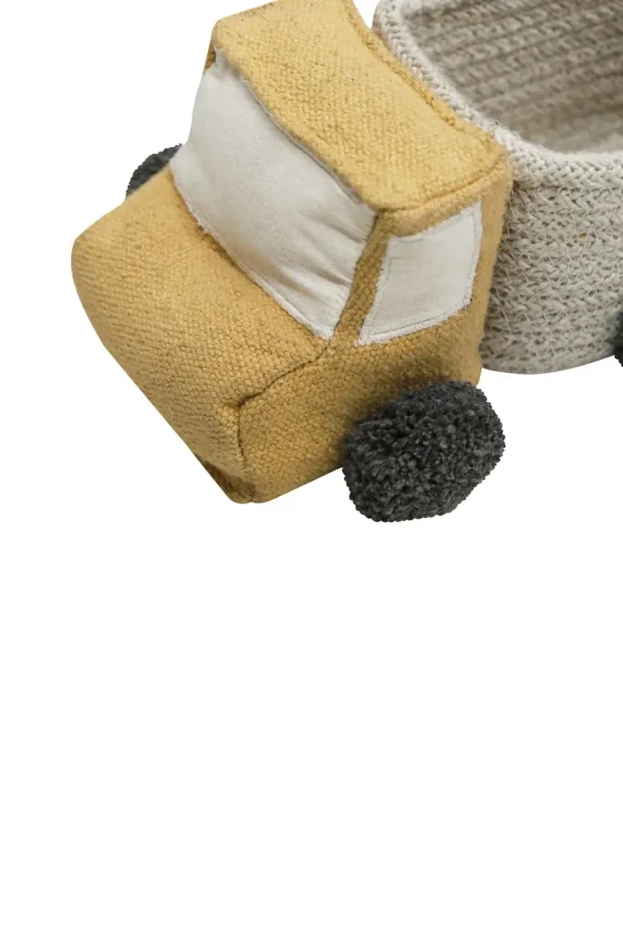 Lorena Canals Mini-Trucks mit Körben, Kuscheltiere