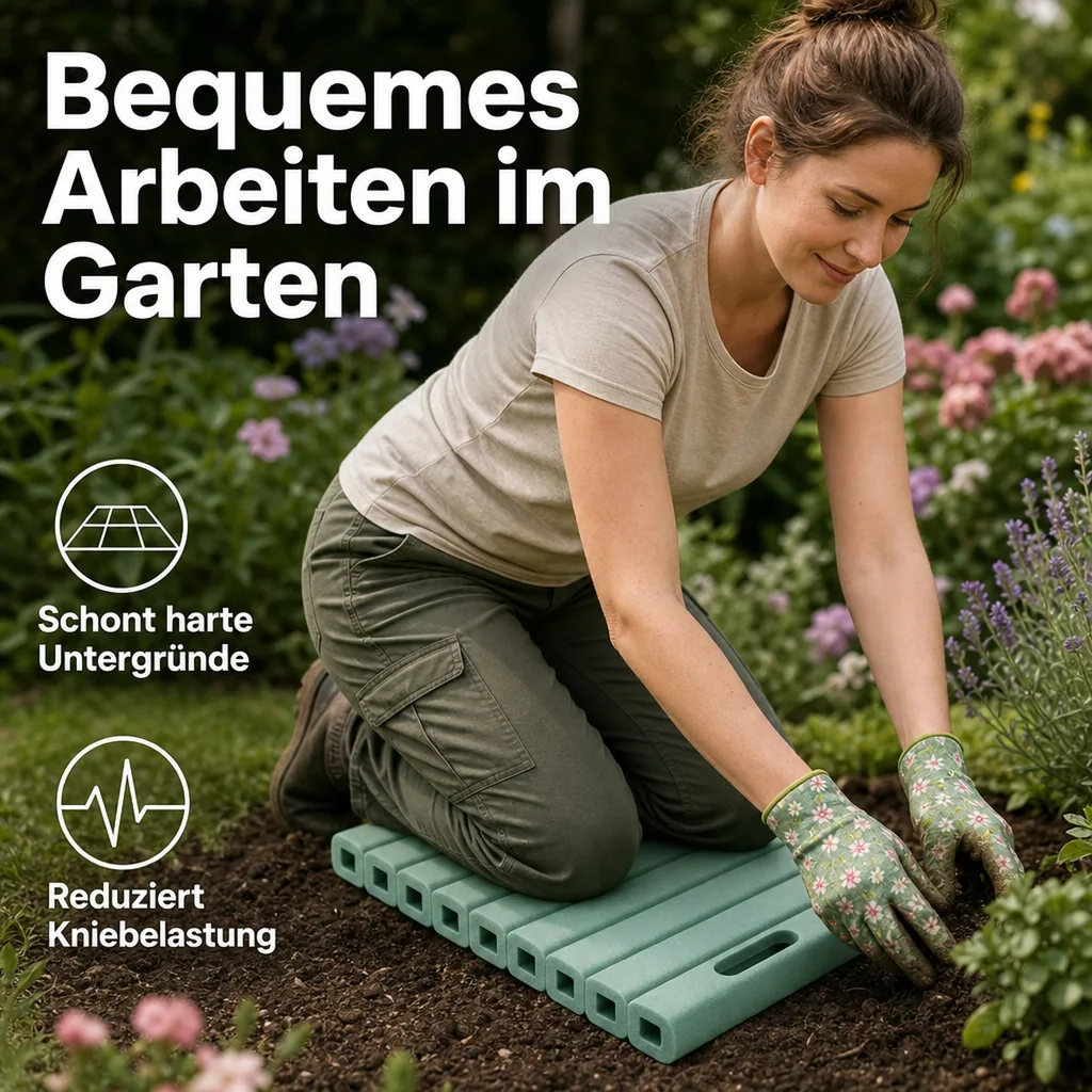 Garten Kniekissen, Kniepolster für Gartenarbeit, Mintgrün