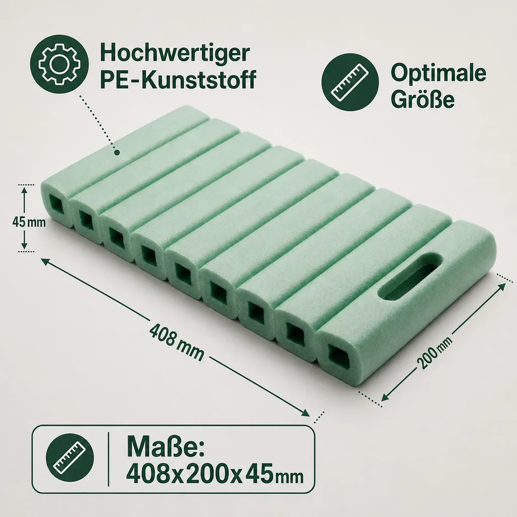 Garten Kniekissen, Kniepolster für Gartenarbeit, Mintgrün