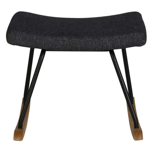 Quax Fußhocker für Schaukelstuhl /Stillstuhl De Luxe schwarz