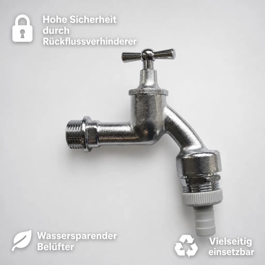 Auslaufventil 3 4 zoll, Geräteanschlussventil, Waschmaschine Ventil