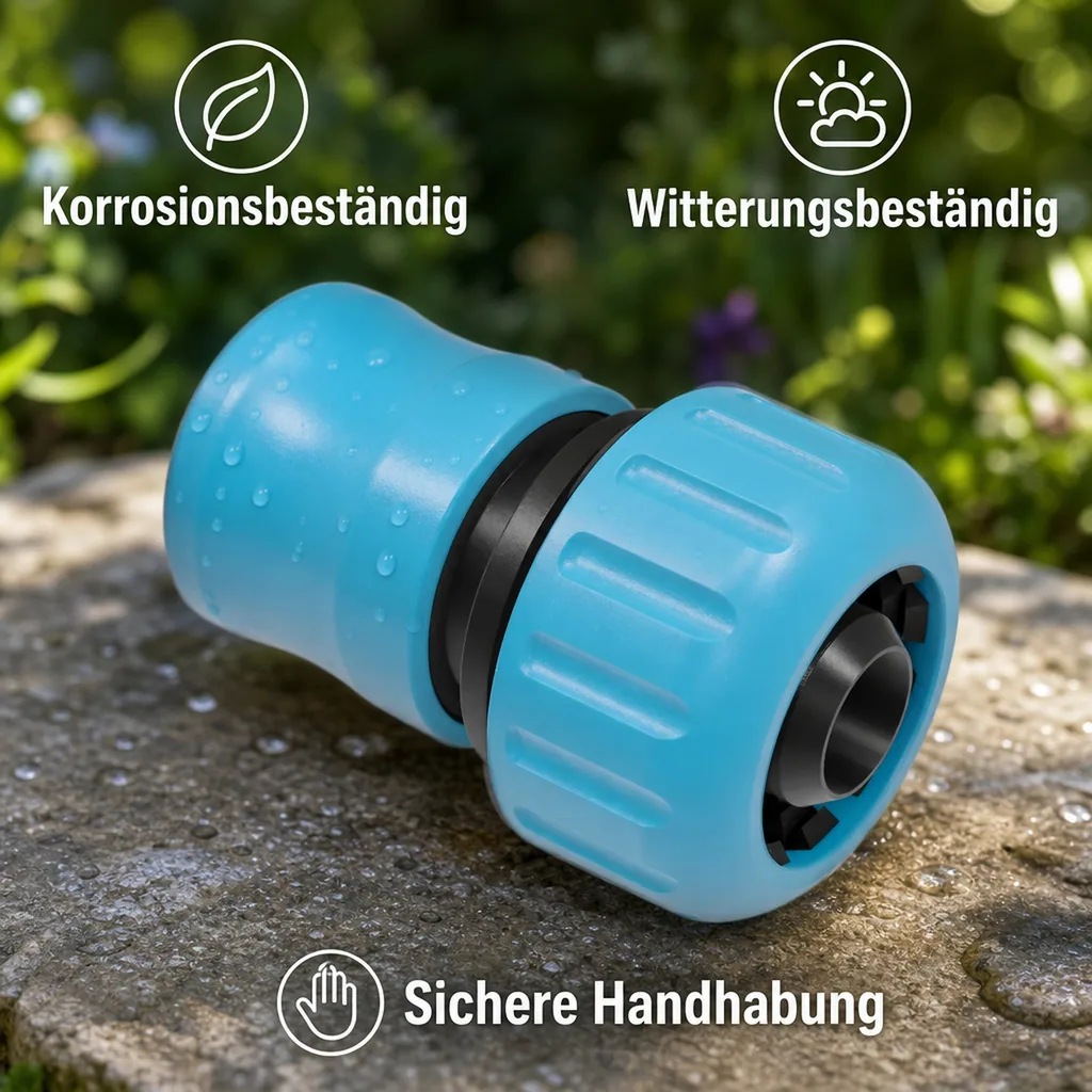 3/4" Zoll Schnellkupplung ohne Wasserstop