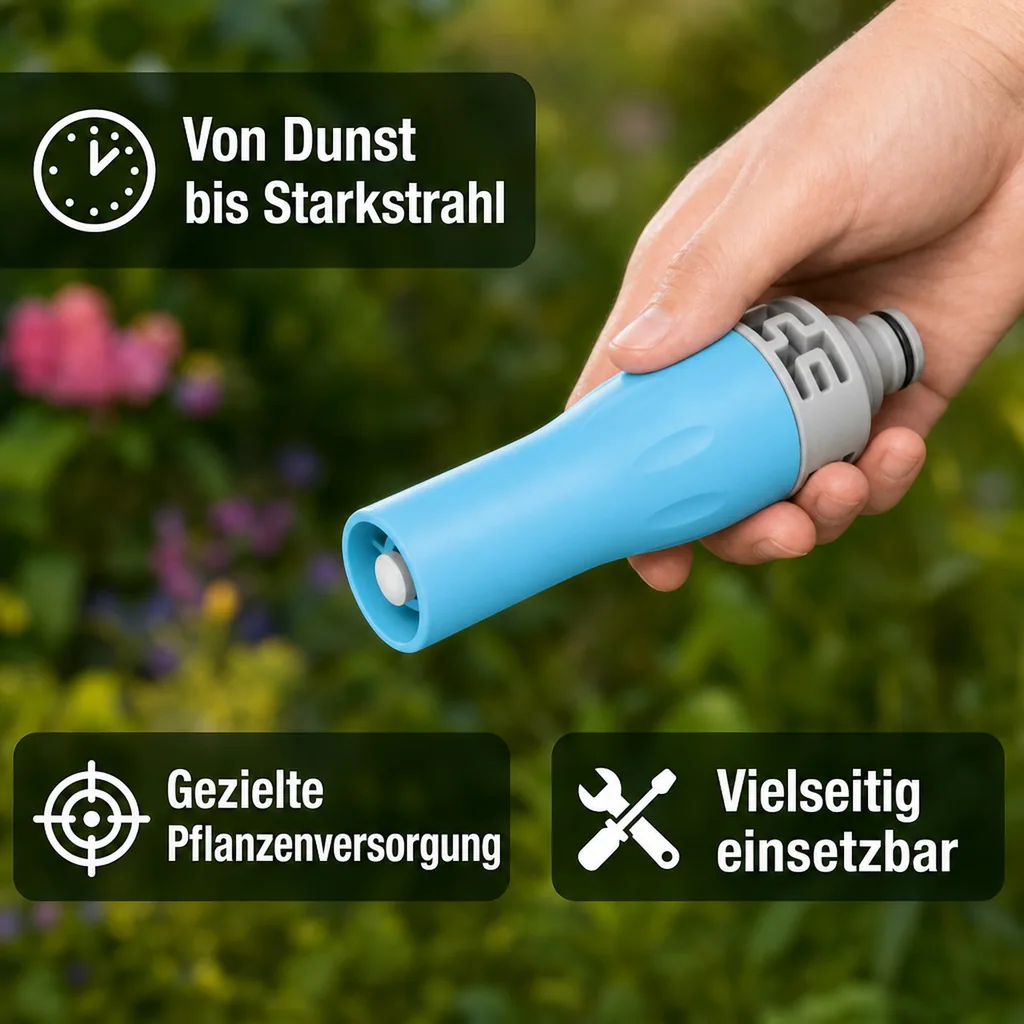 Gartenspritze, Bewässerungsspritze, Wasserspritze, verstellbar