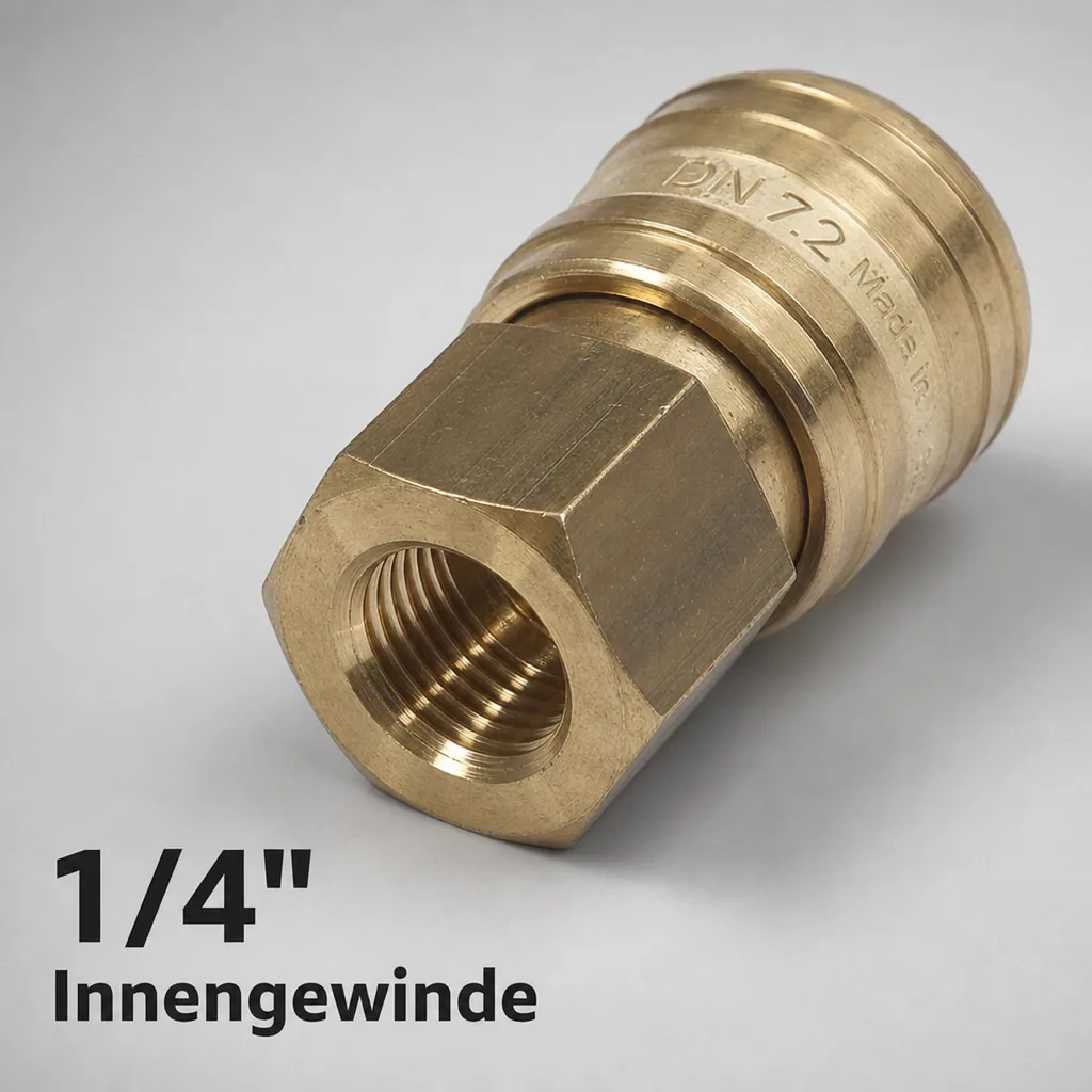 Druckluft Kupplungsdose 1/4" Innengewinde