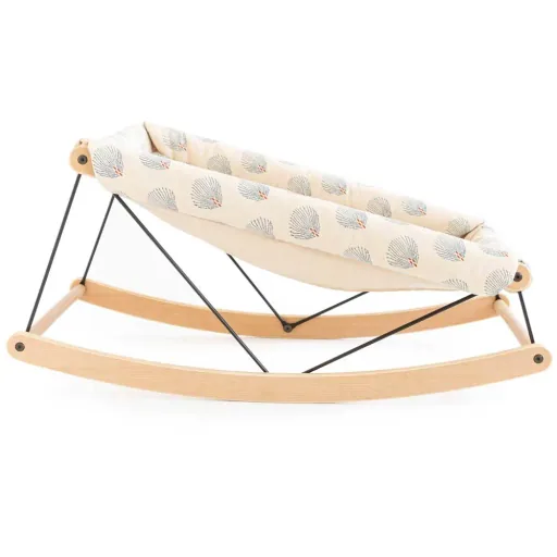 Babywippe Bezug, Ersatzbezug - Nobodinoz, Gatsby Blau Creme