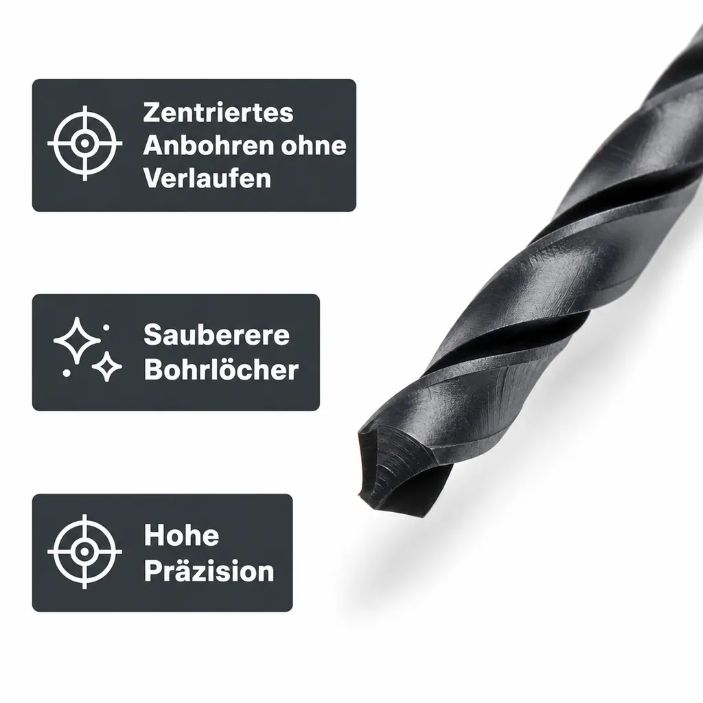 Spiralbohrer HSS-R, 2.5mm, DIN 338, rollgewalzt, Stahlbohrer