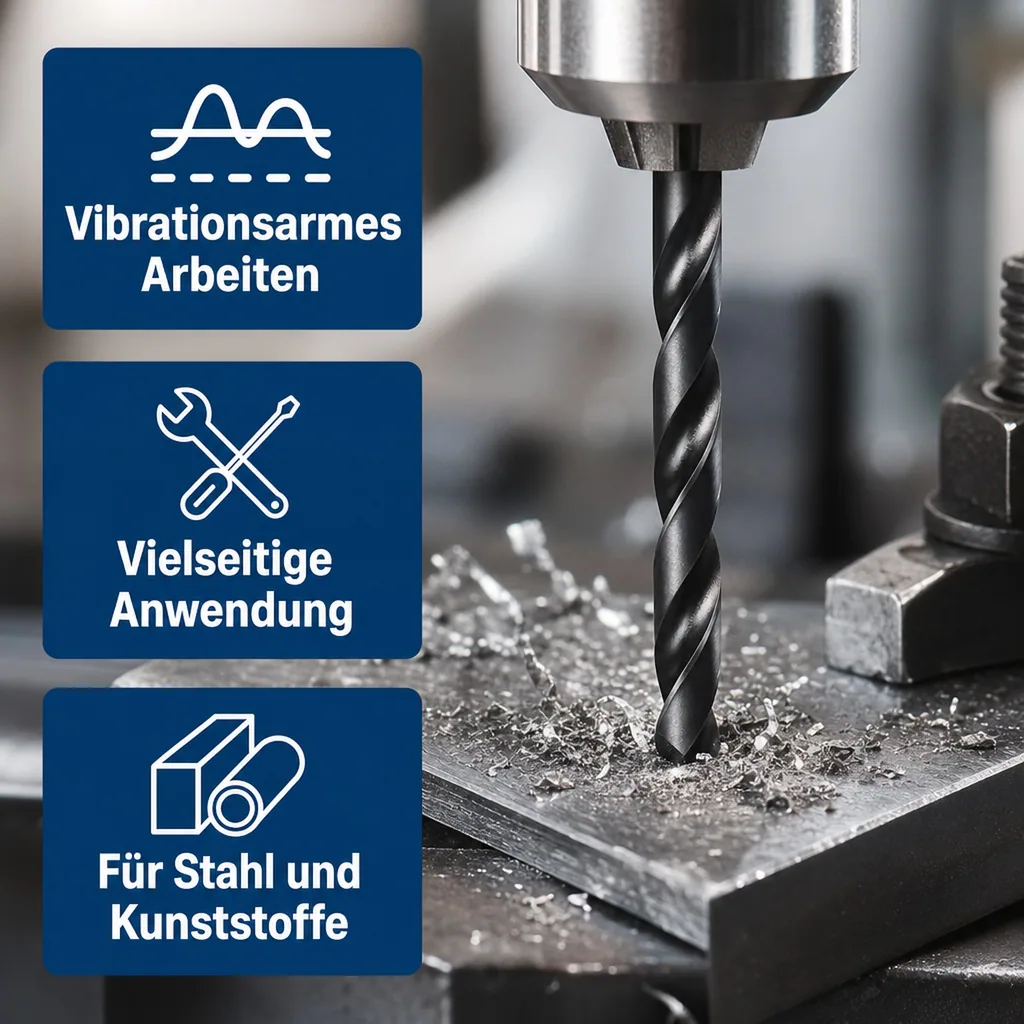 HSS-R Bohrer 6.5 mm, DIN 338 Spiralbohrer, rollgewalzt