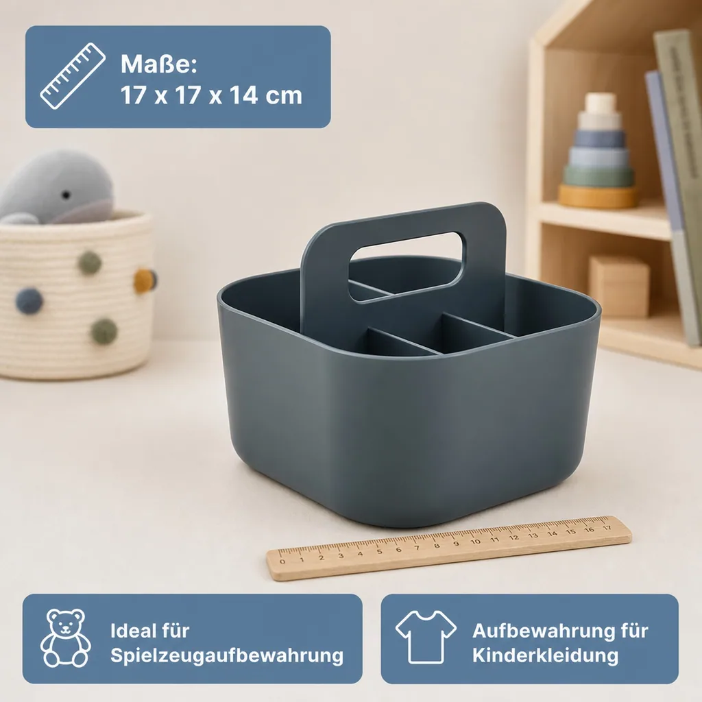 Liewood Aufbewahrungsbox - May, Farbe: Whale blue