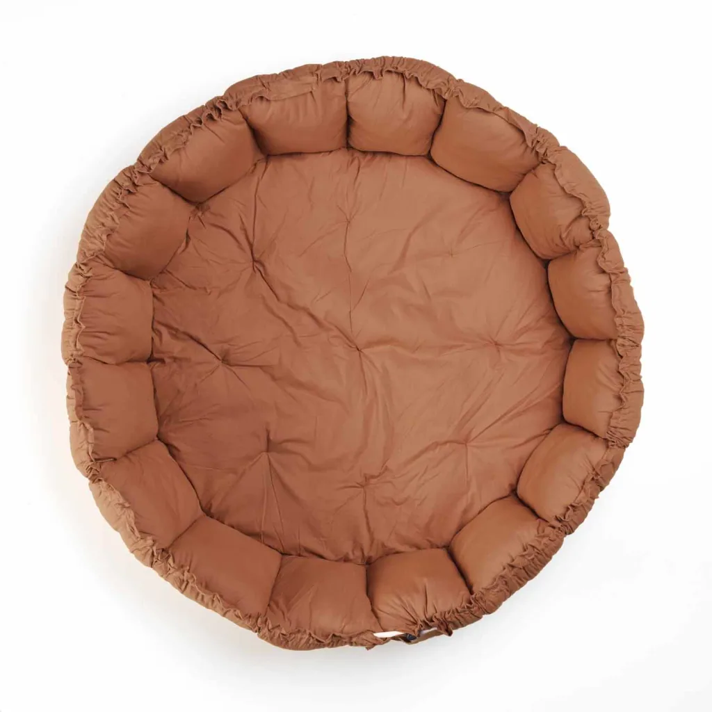 Play&Go Kinderteppich, Spielteppich, Spielmatte - Blühen, Organic, Farbe: Bloom Tawny Braun