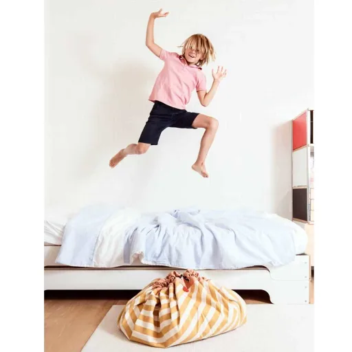 play & go Spielsack Print Streifen senfgelb