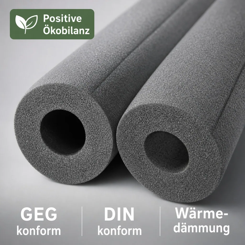 Rohrdämmung, Dämmrohr, 1m, Ø 42 mm x 13 mm Dämmung