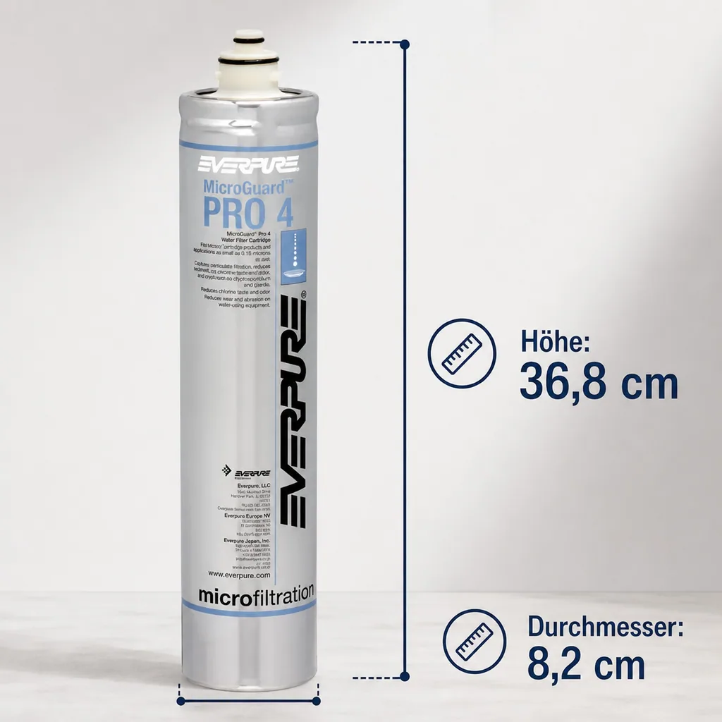 Wasserfilter, Filterpatrone - EVERPURE MicroGuard Pro 4 für bakterienfreies Wasser