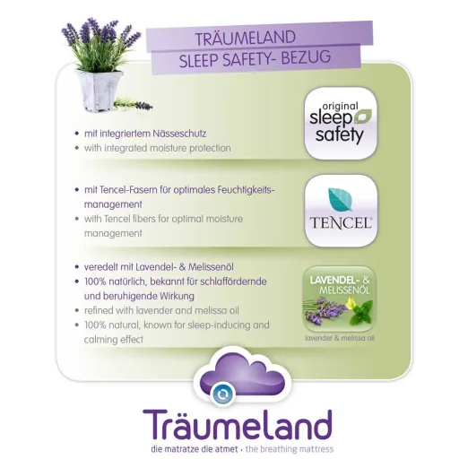Träumeland Babymatratze Comfort Abendrot 60 x 120