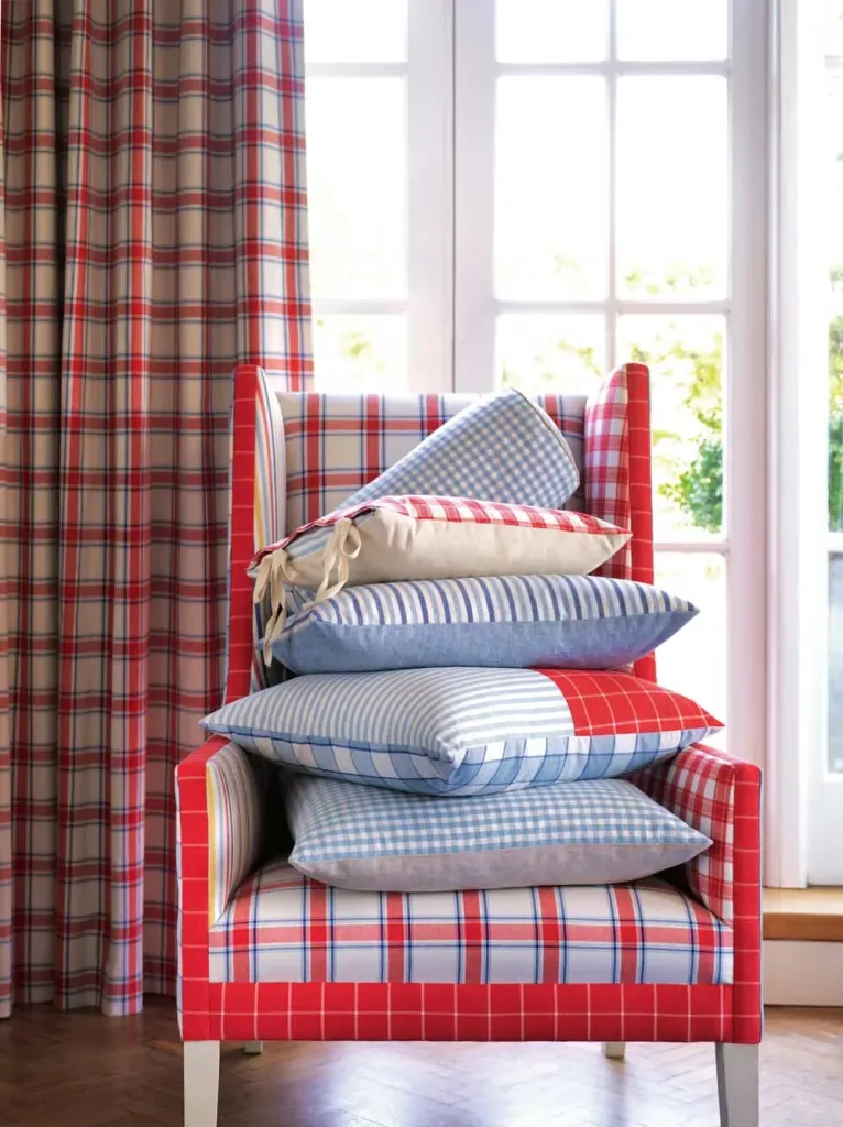 Little Sanderson Abracazoo Streifenstoff Seaton pink