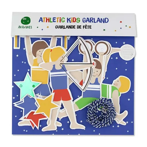 Ava & Yves Partygirlande Athleten
