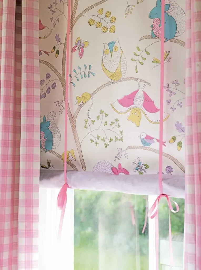 Little Sanderson Abracazoo Motivstoff Baumtiere rot Ingwer