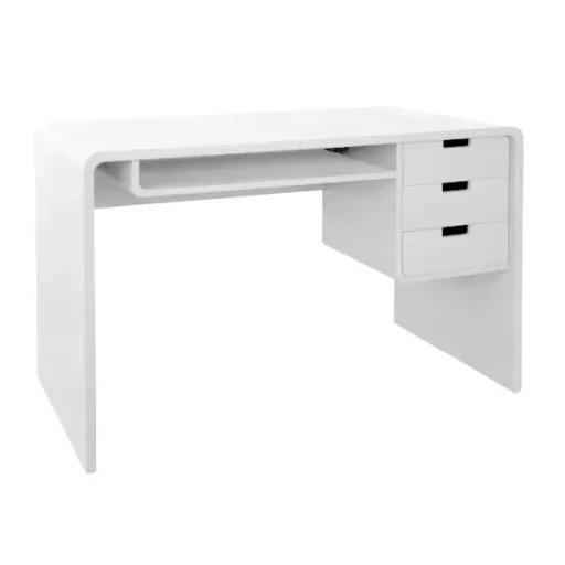 Laurette Schreibtisch L65, Farbe: weiss