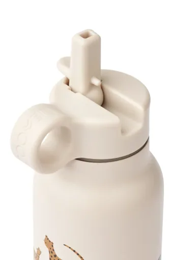 Liewood Kinder Wasserflasche, Trinkflasche Falk 350 ml - Recycelter Edelstahl, Isoliert, Auslaufsicher, Farbe: Alle zusammen / Sandfarben