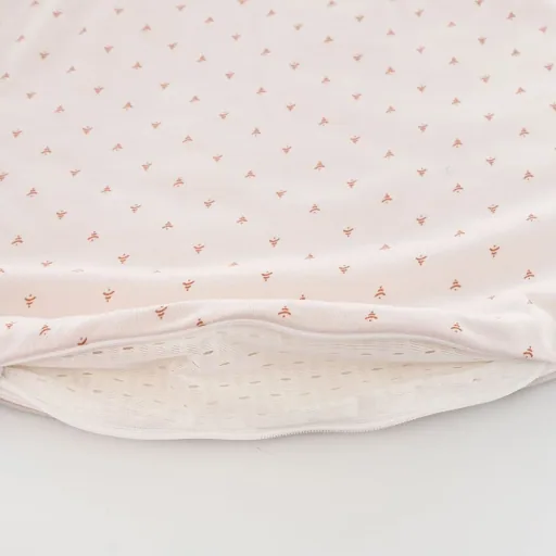 Träumeland Liebmich Baby Schlafsack, Schlummersack, Innenschlafsack - Twister Beige, Grösse: 62/68