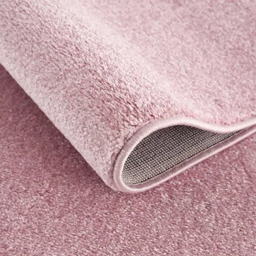 Livone Kinderteppich uni rosa, Teppichgrösse: 160 x 230 cm