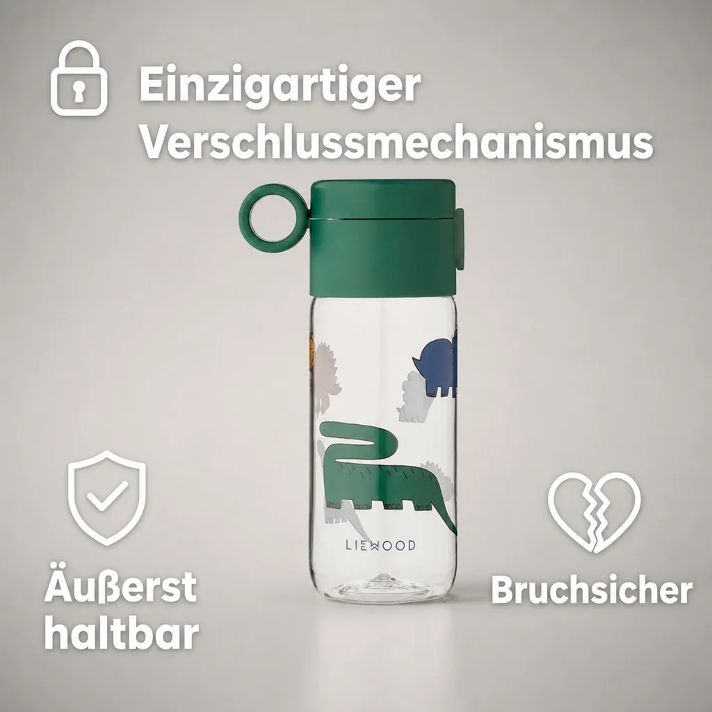 Liewood Kinder Wasserflasche, Trinkflasche - Clemence 350 ml