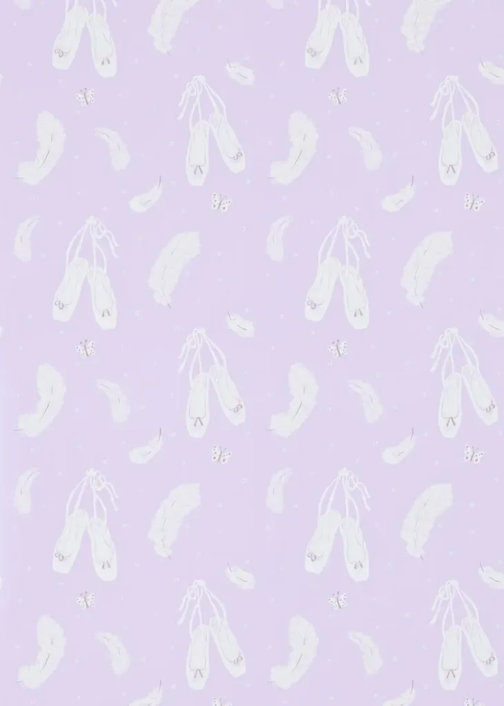 Little Sanderson Abracazoo Tapete Ballettschuhe lavendel