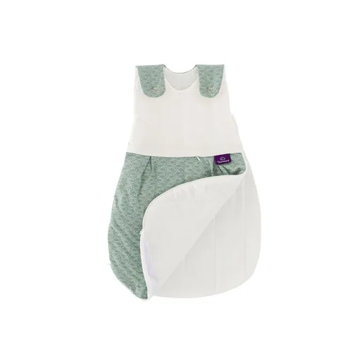 Träumeland Liebmich Baby Schlafsack, Schlummersack, Innenschlafsack - Fische Mint, Grösse: 62/68