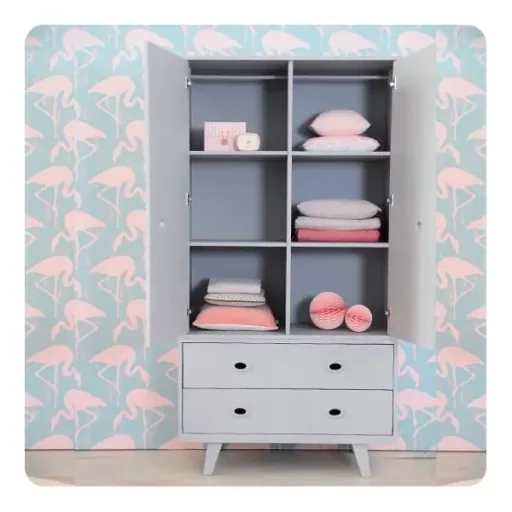 Laurette Schrank Toi et Moi, Farbe: Gris
