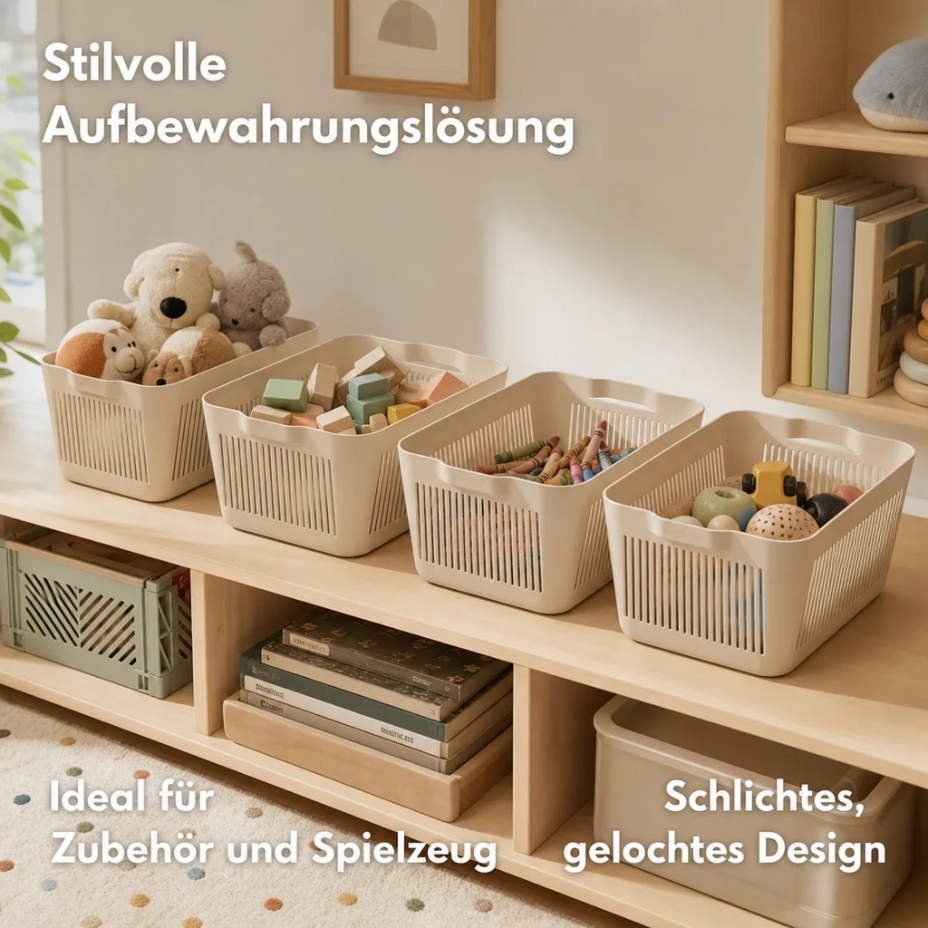 Liewood Korb - Makeeva, S 4-Pack, Farbe: Sandy