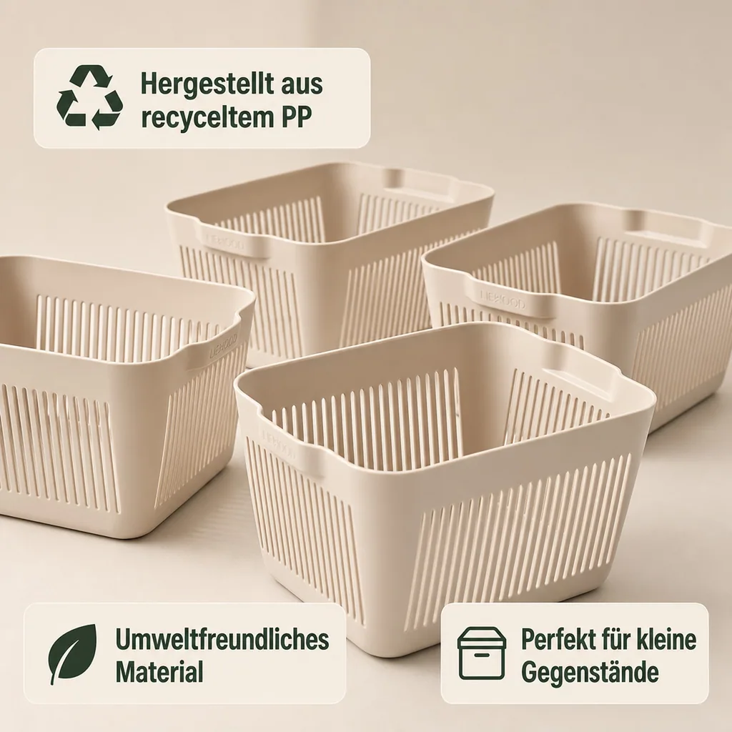 Liewood Korb - Makeeva, S 4-Pack, Farbe: Sandy