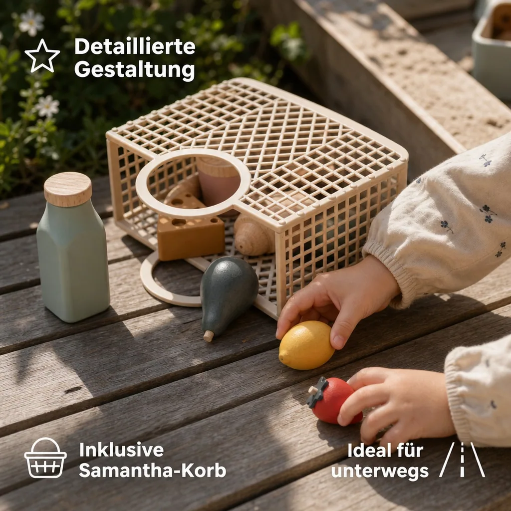 Liewood Holzspielzeug, Lebensmittelset – Florin, Sandiger Multimix