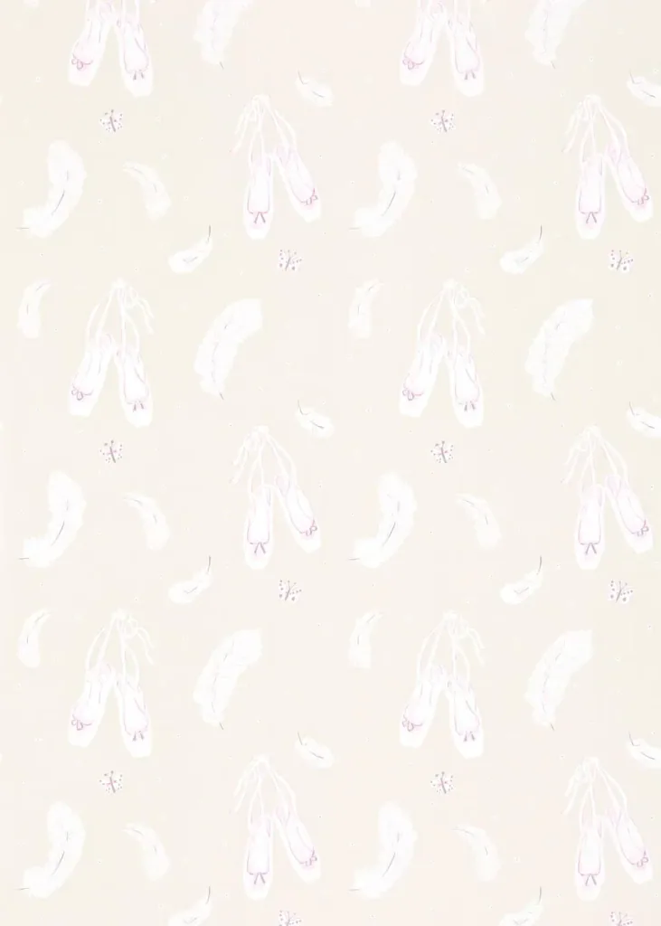 Little Sanderson Abracazoo Tapete Ballettschuhe perlmutt pink