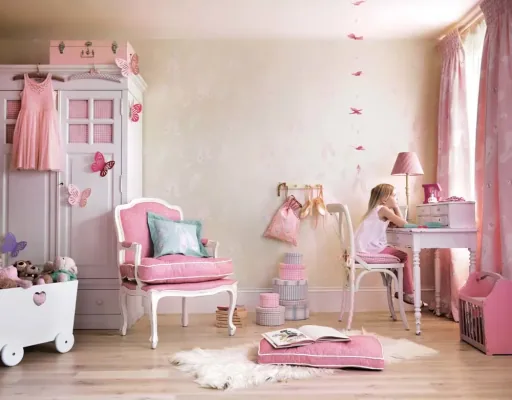 Little Sanderson Abracazoo Tapete Ballettschuhe perlmutt pink