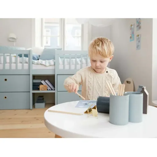Flexa Schubladenbett "Freja" blau