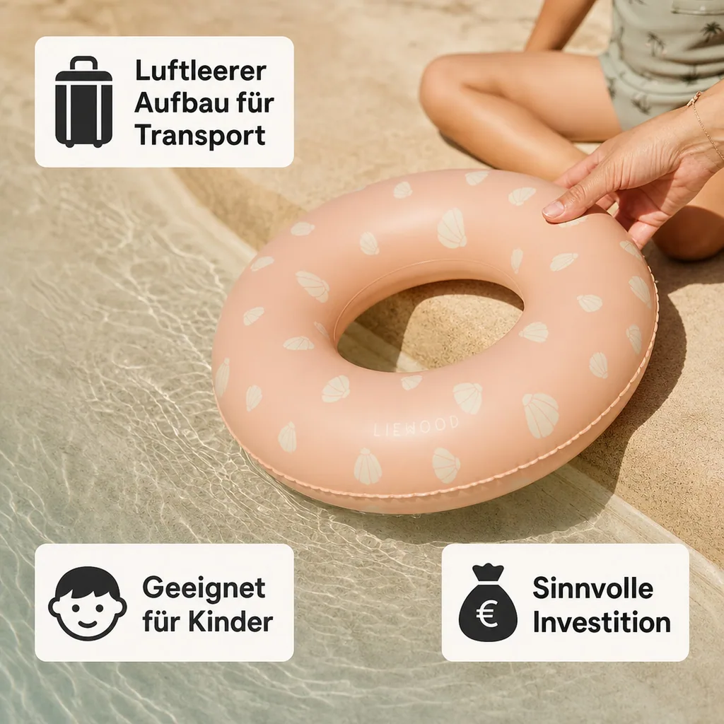 Liewood Schwimmring - Baloo, Farbe: Muschel / Helle Toskana